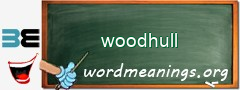 WordMeaning blackboard for woodhull